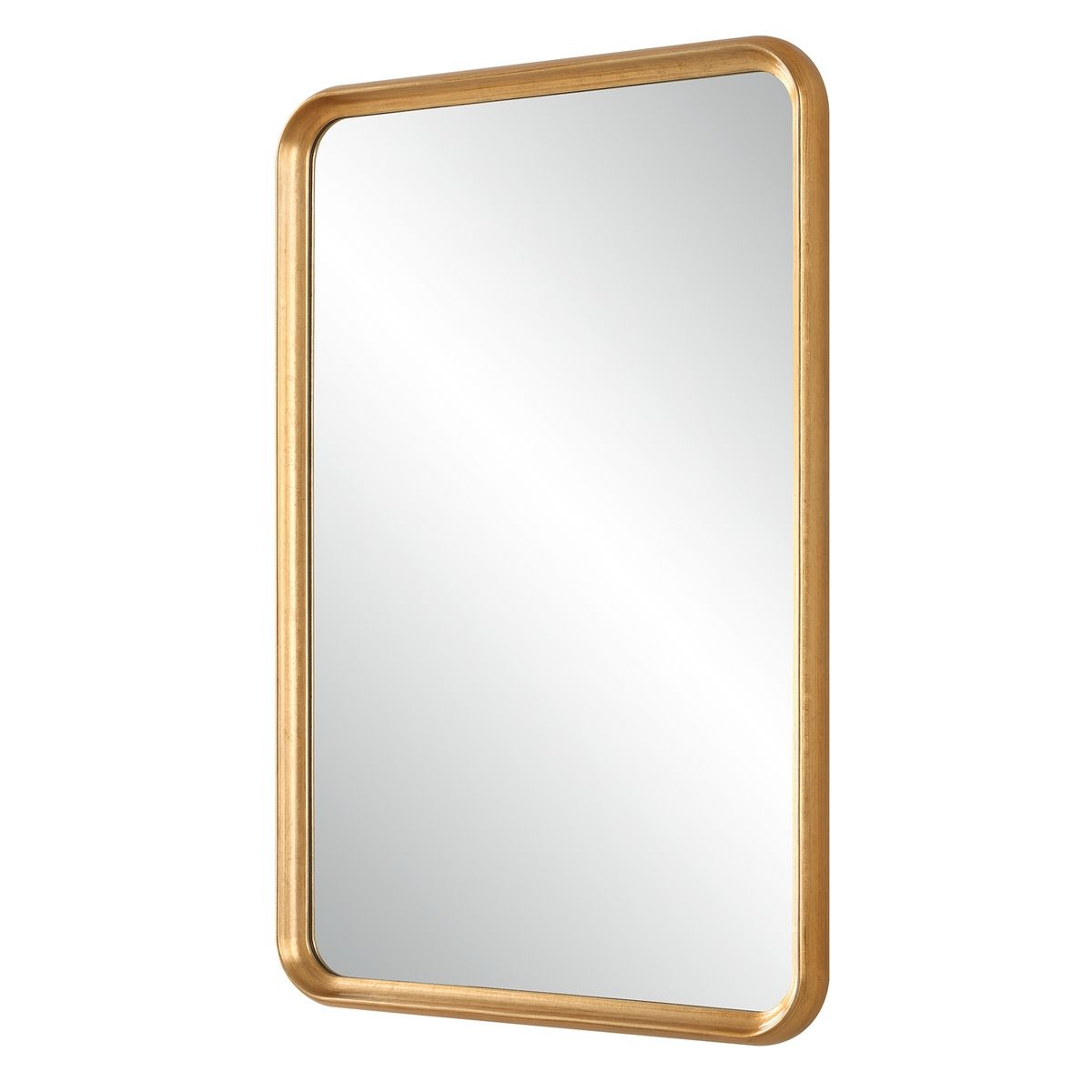 Isla Rectangular Mirror – Champagne Gold