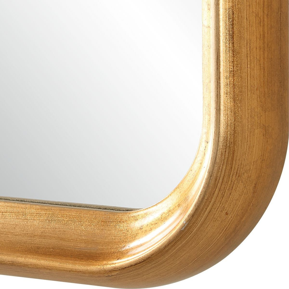 Isla Rectangular Mirror – Champagne Gold