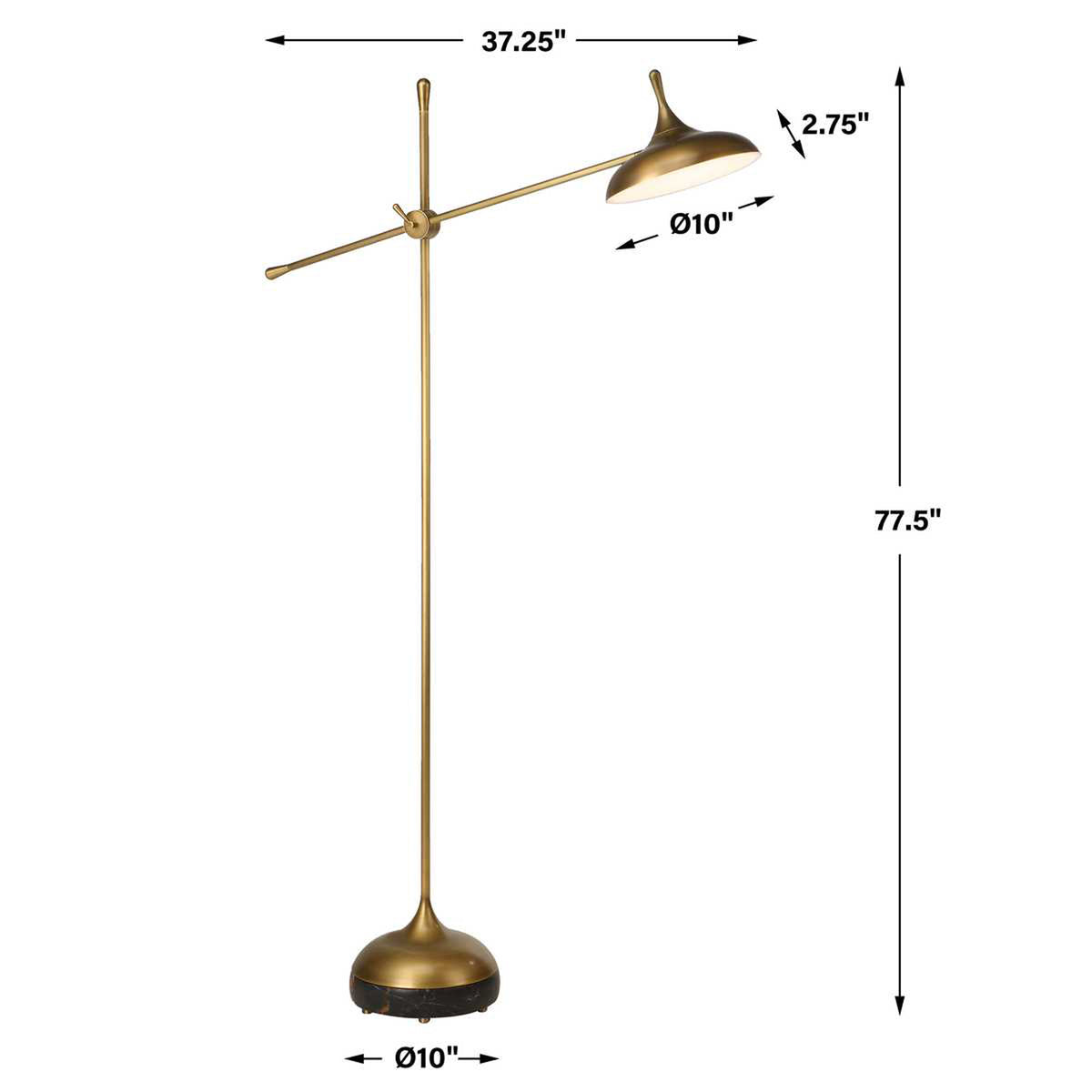 Kiss Floor Lamp – Adjustable Arm