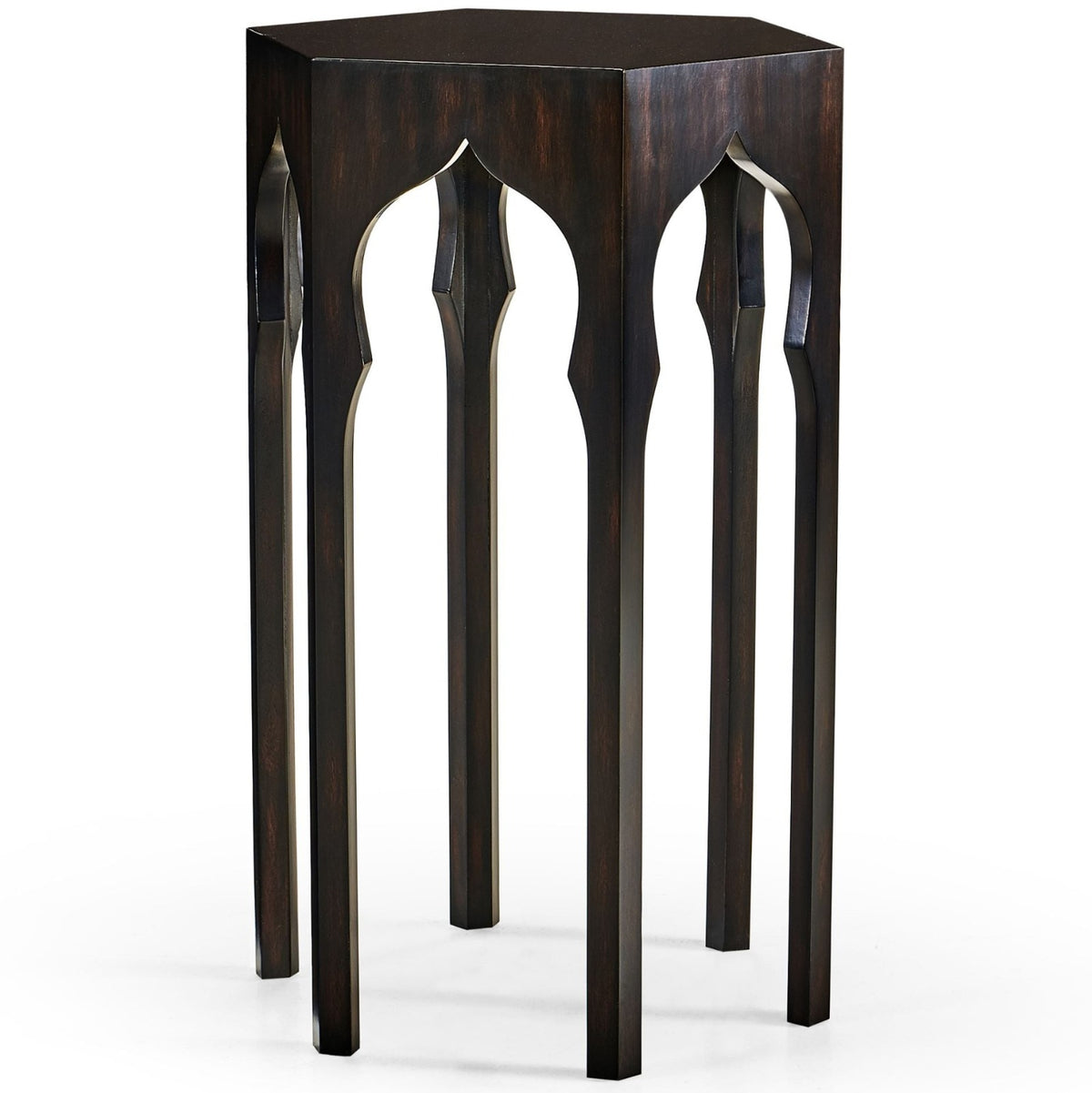 Hexagon Lamp Table – Ebony