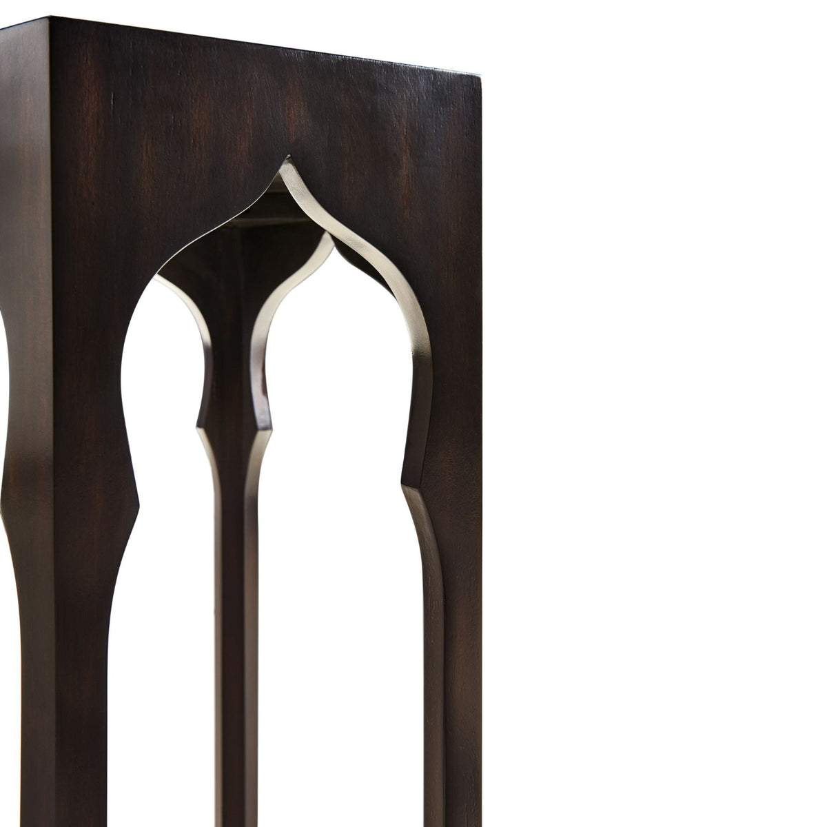 Hexagon Lamp Table – Ebony