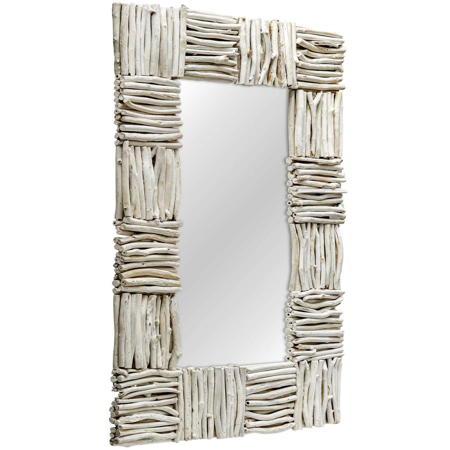 Lathey Teak Mirror