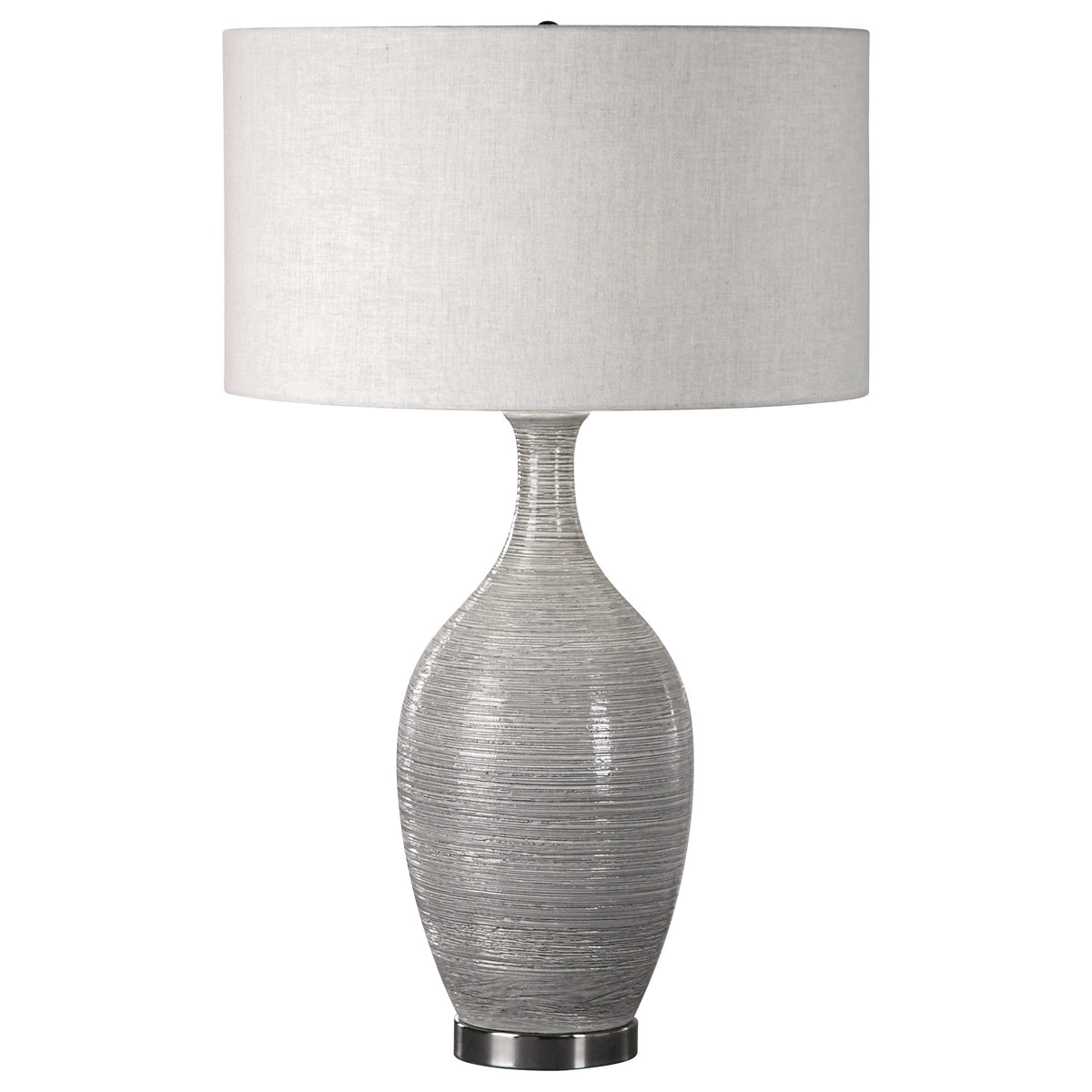Dinah Grey Textured Table Lamp