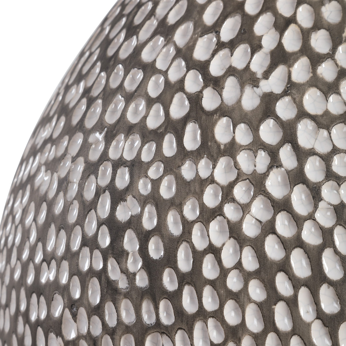 Cyprien Grey and White Table Lamp