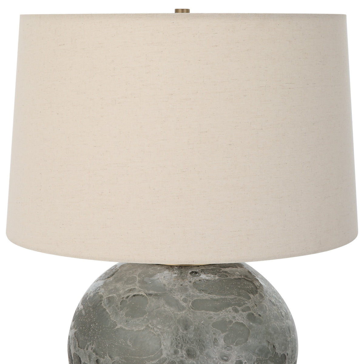 Lunia Grey Glass Table Lamp