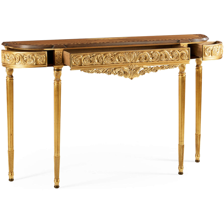 Louis IV Narrow Console Table