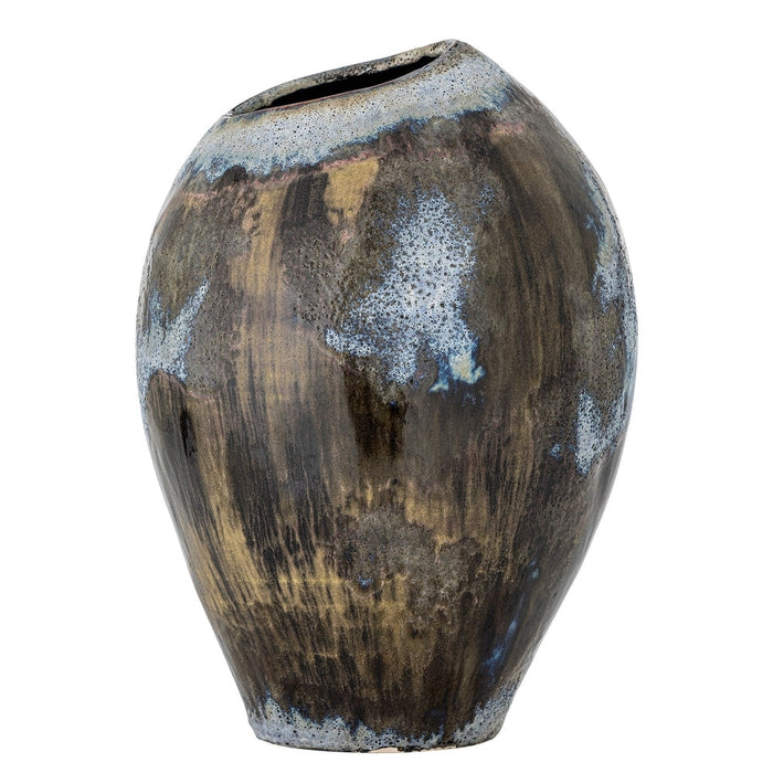 Senja Vase - Brown Stoneware