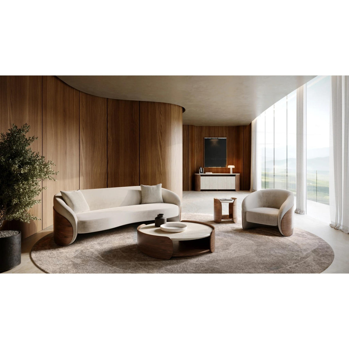 Fleur Open Sideboard