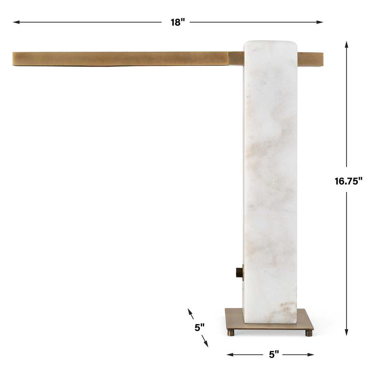 Director LED Table Lamp – Marble