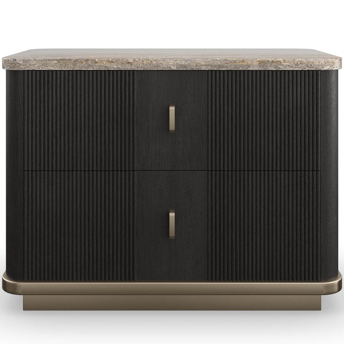 Rhythm Bedside Table – Black