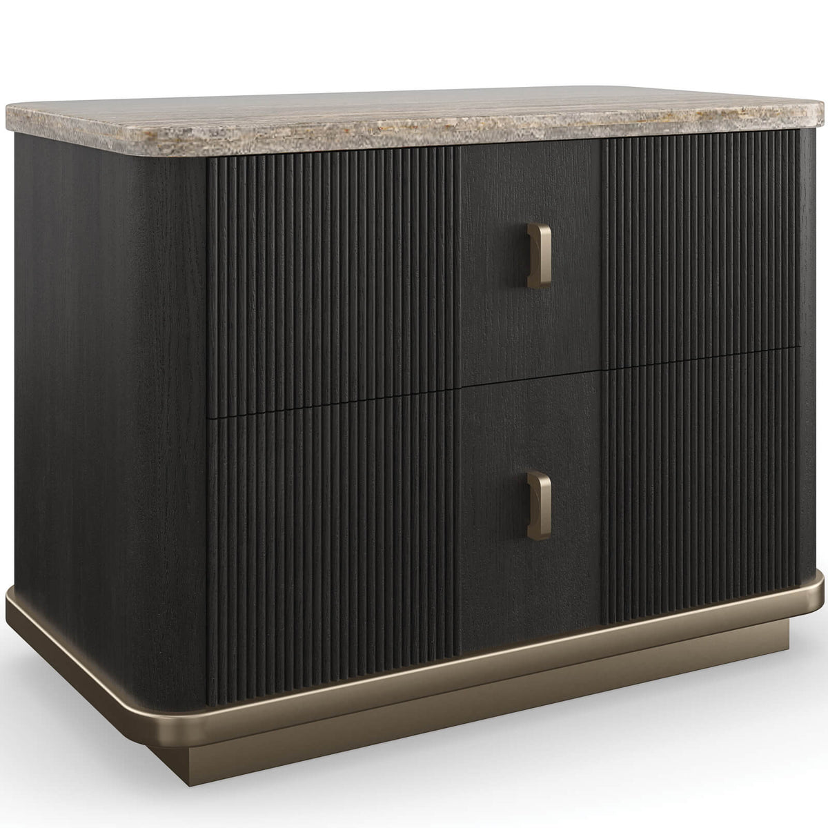 Rhythm Bedside Table – Black