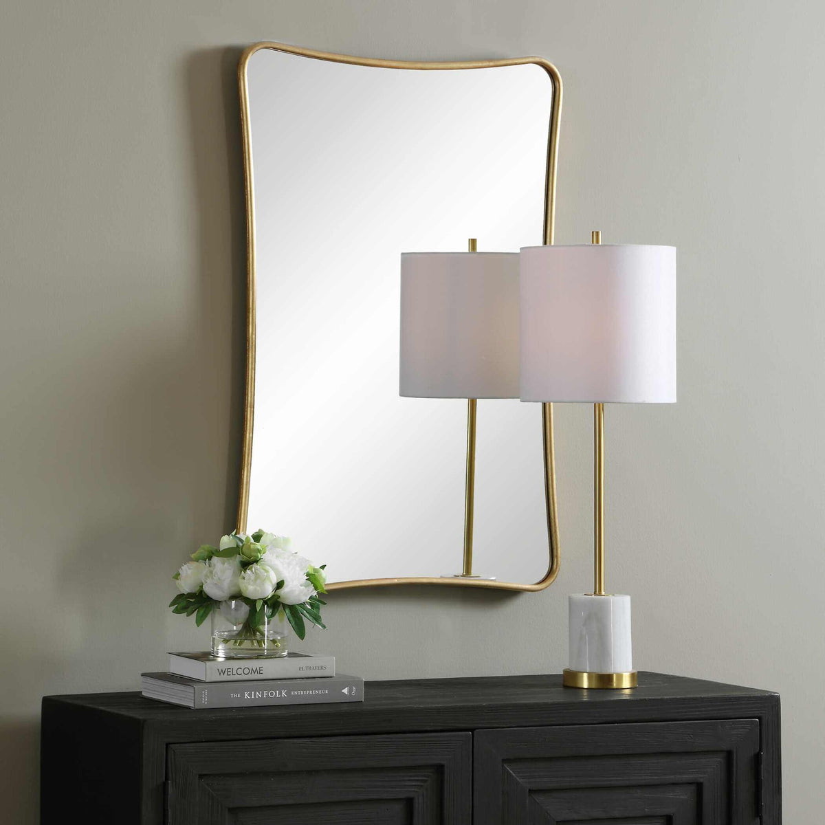 Marianne Mirror – Gold Leaf