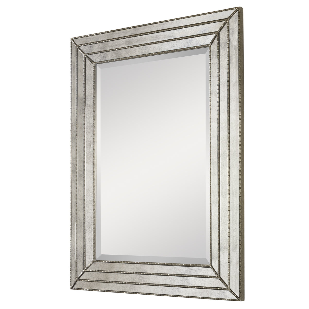 Seymour Antique Silver Mirror