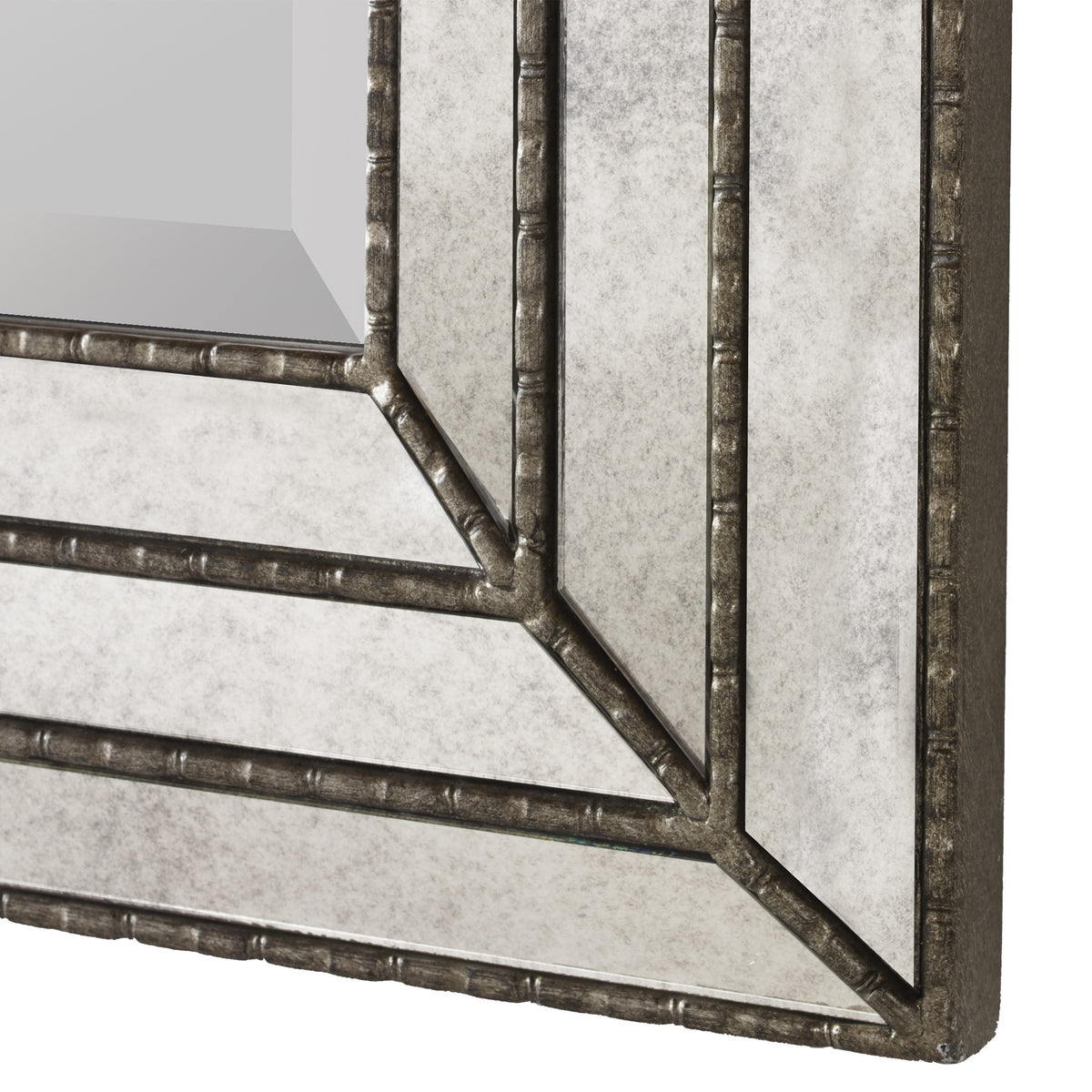 Seymour Antique Silver Mirror