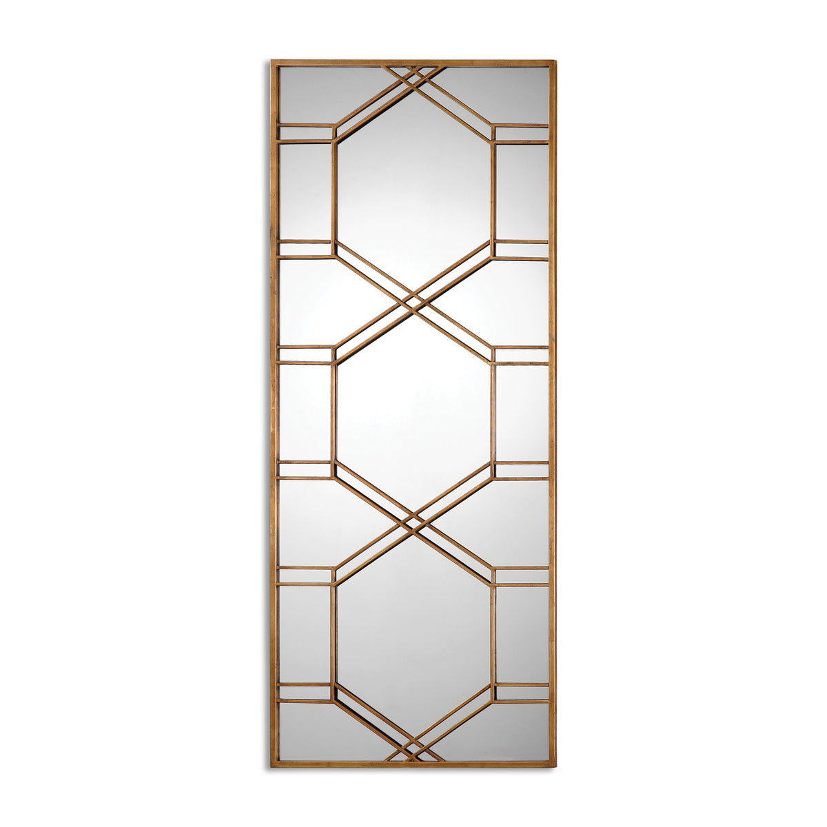 Kennis Gold Leaf Leaner Mirror