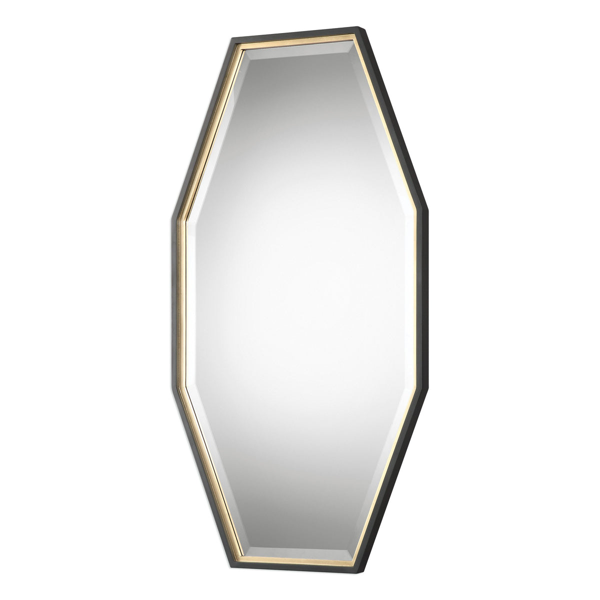 Savion Gold Octagon Mirror