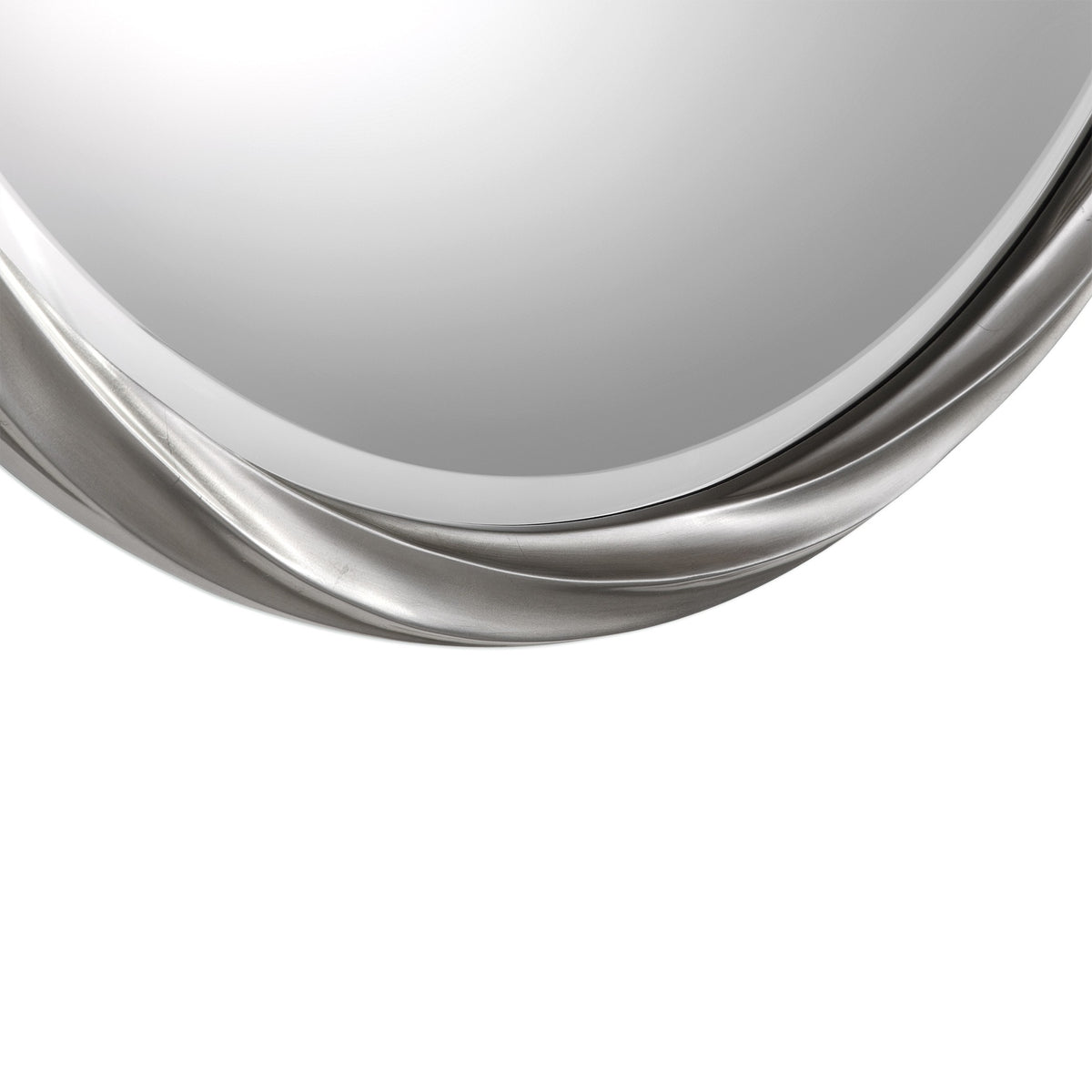 Orion Silver Round Mirror