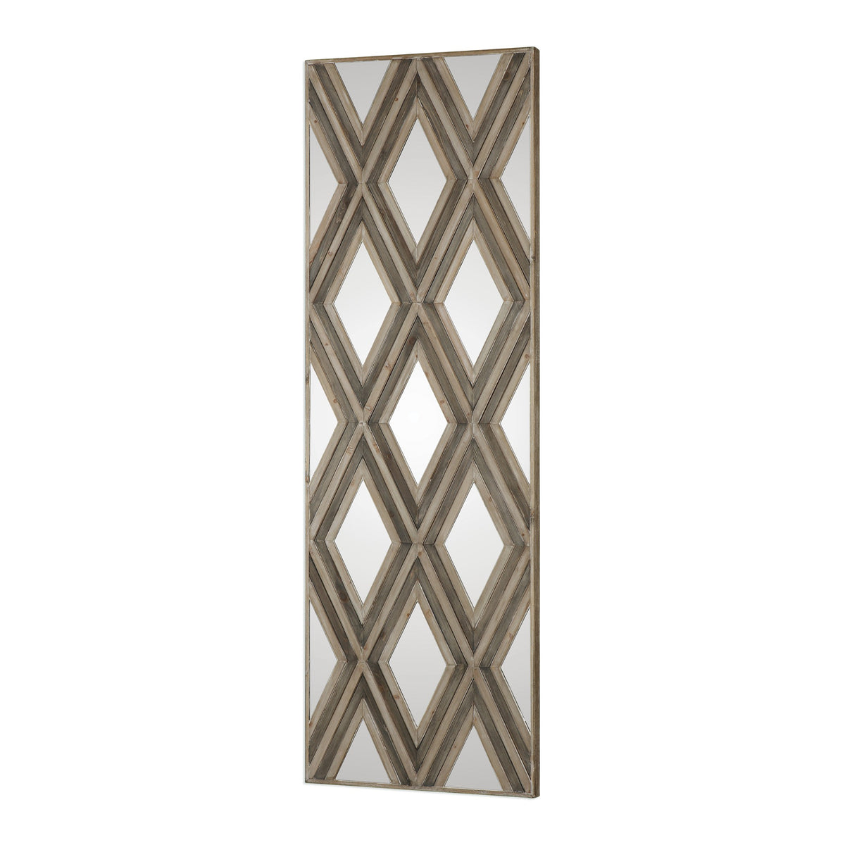 Tahira Geometric Argyle Wall Mirror