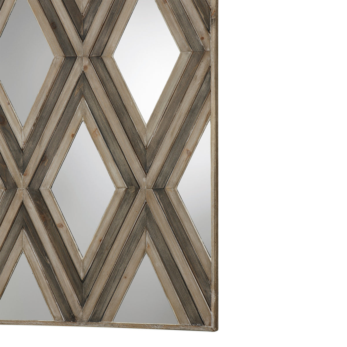 Tahira Geometric Argyle Wall Mirror