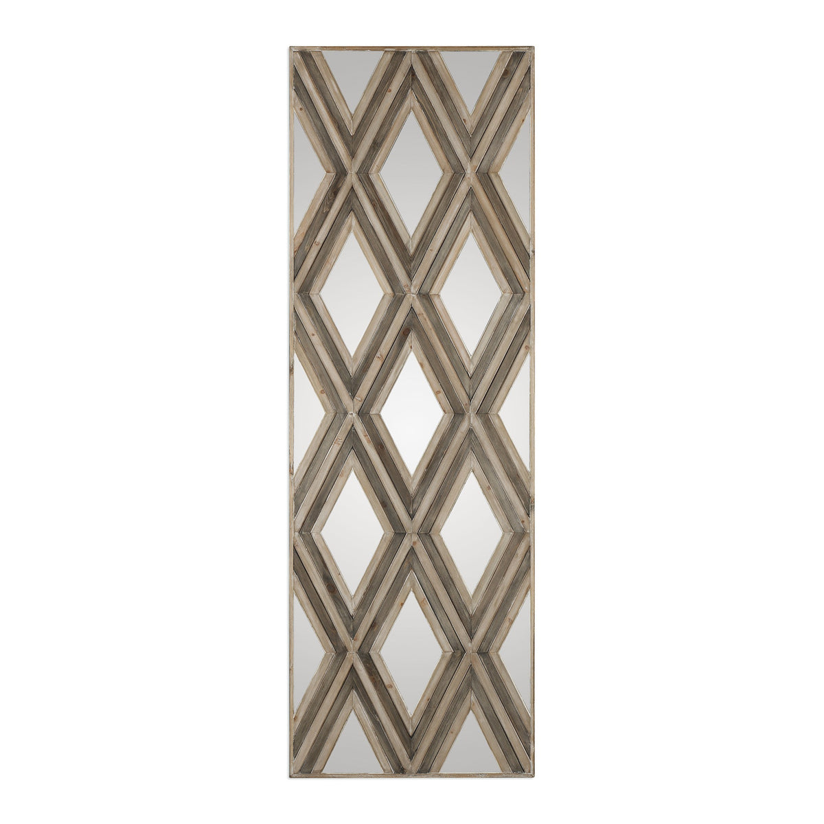 Tahira Geometric Argyle Wall Mirror