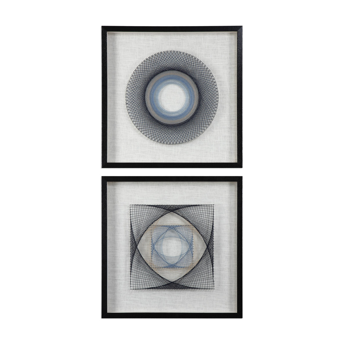 String Duet Geometric Art – Set of 2