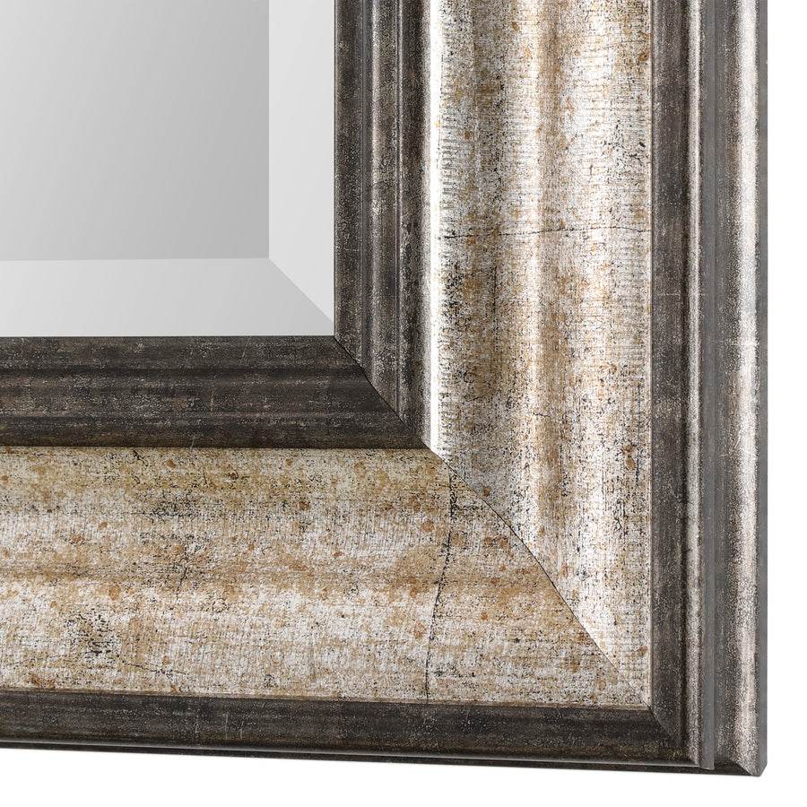 Shefford Antiqued Silver Mirror