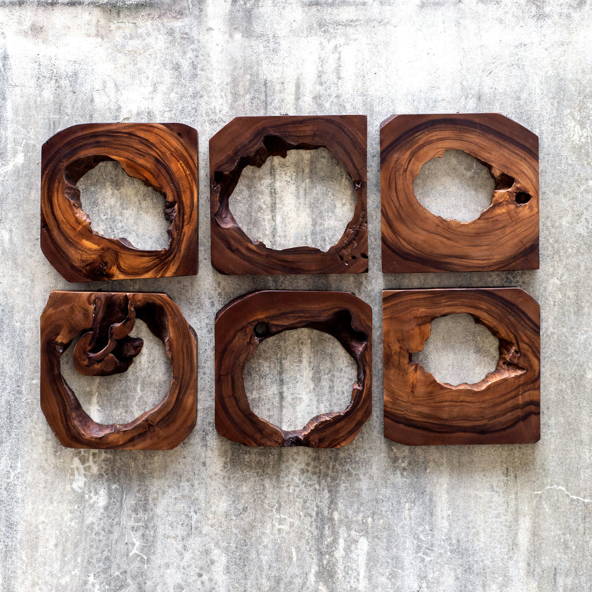 Adlai Wood Wall Art – Set of 6