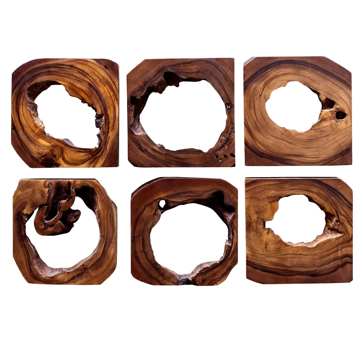Adlai Wood Wall Art – Set of 6