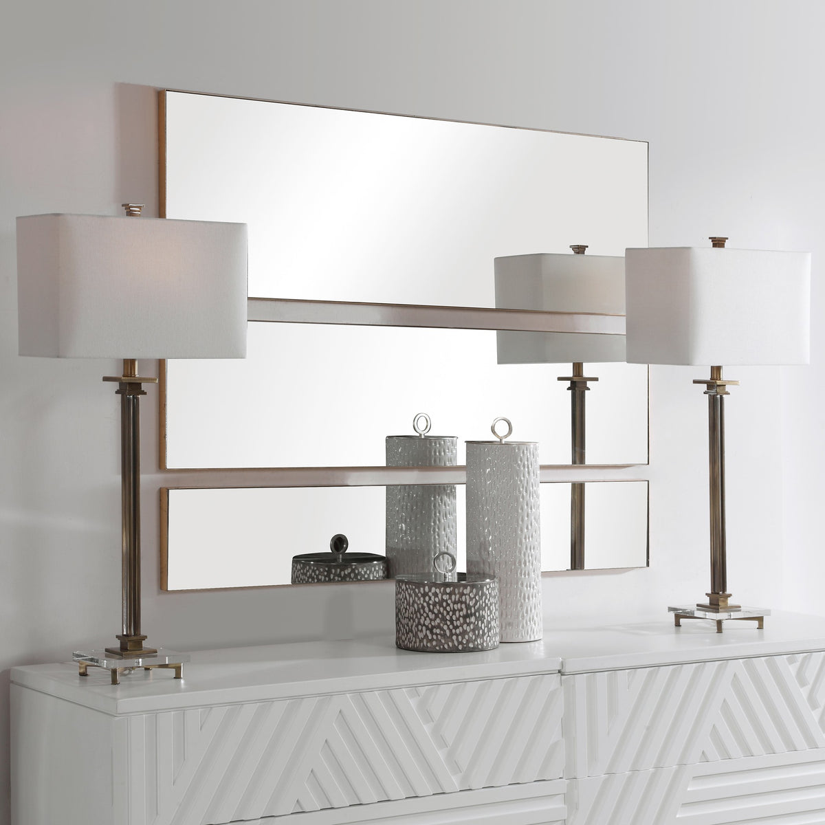 Rowling Gold Mirrors – Set of 3