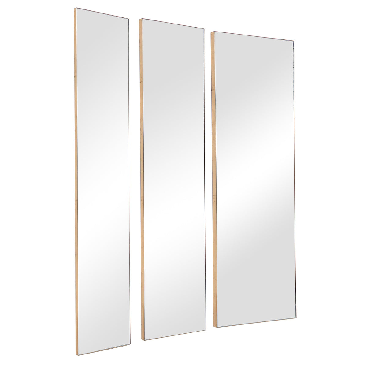 Rowling Gold Mirrors – Set of 3
