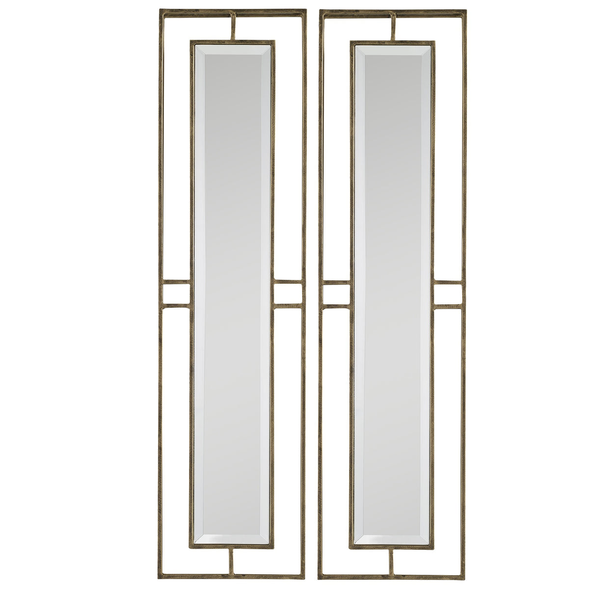 Rutledge Gold Mirrors – Set of 2