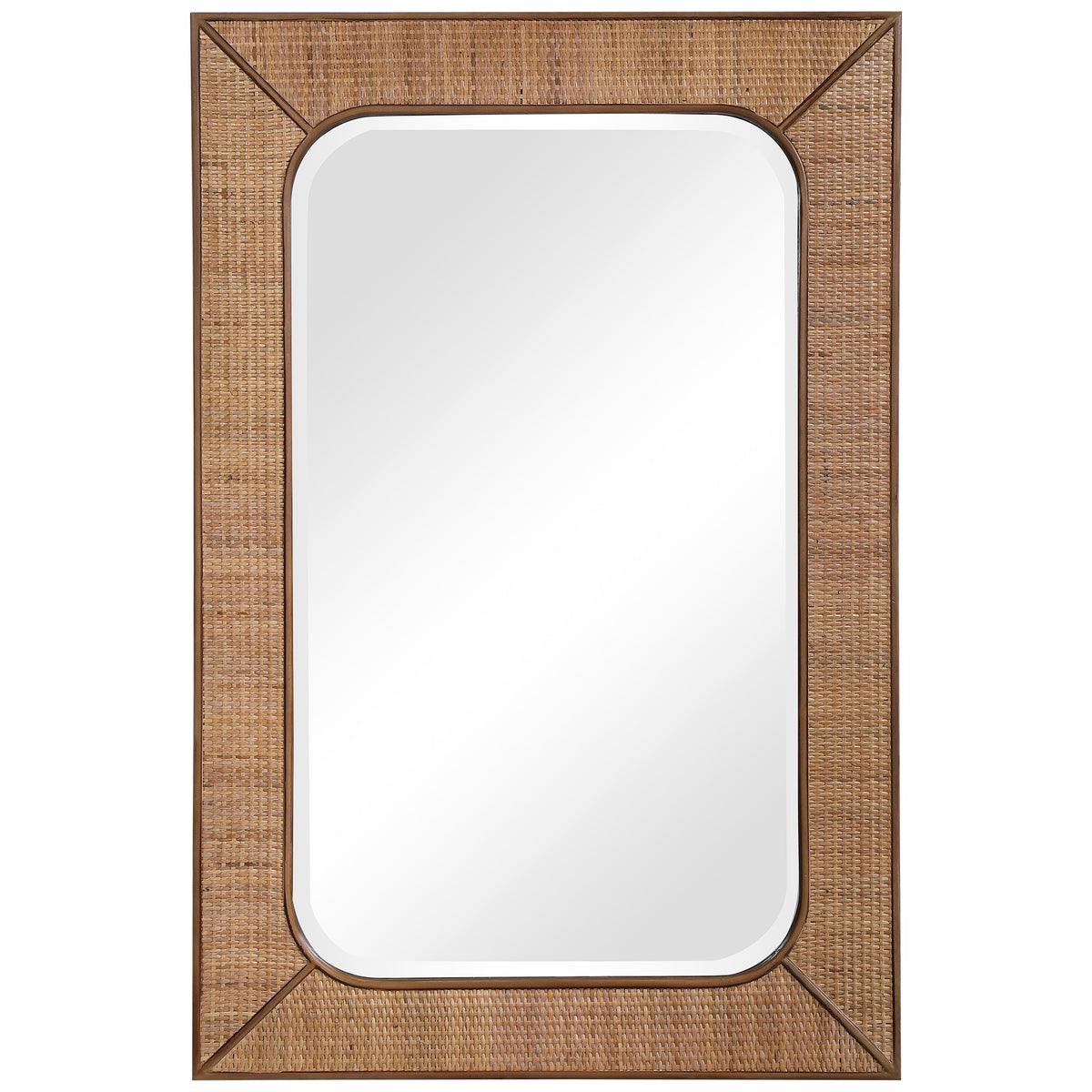 Tahiti Rattan Mirror