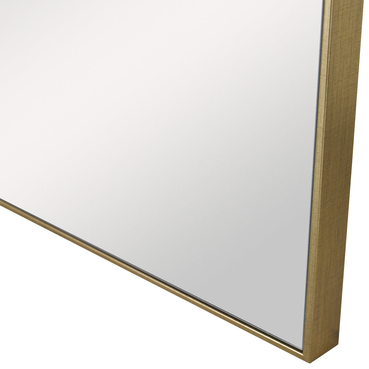 Alexo Square Mirror – Brushed Gold