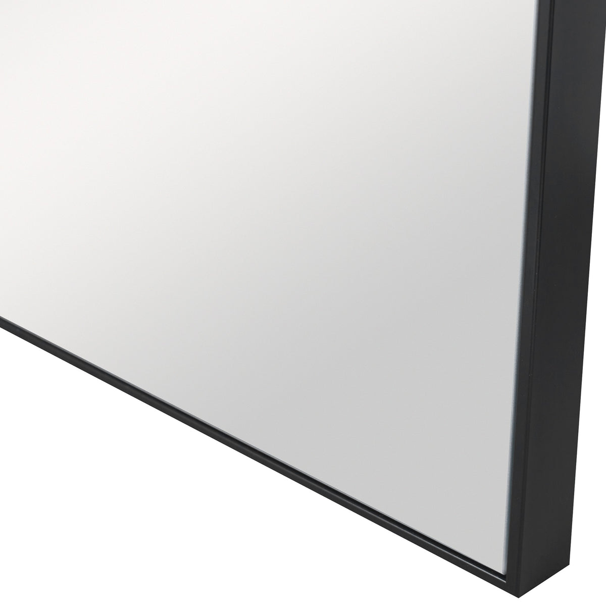 Alexo Square Mirror – Matte Black