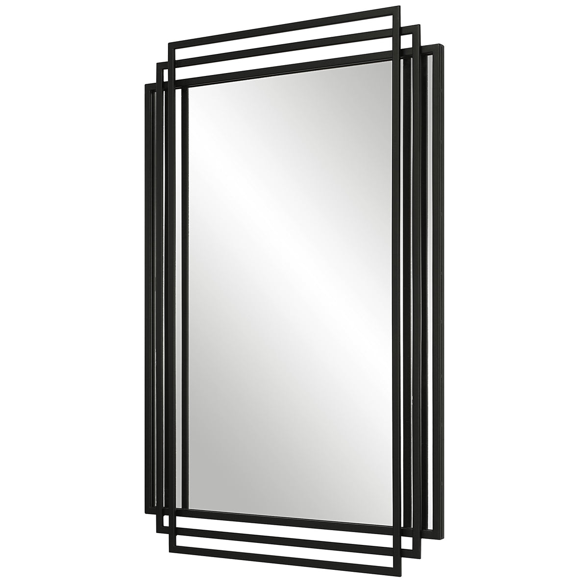 Amherst Black Iron Mirror