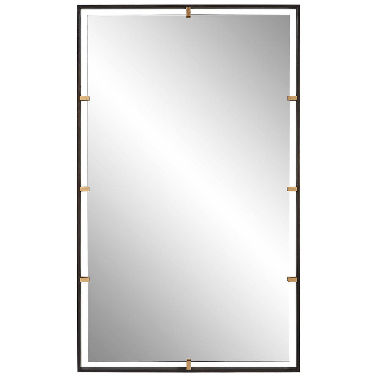Egon Rectangular Bronze Mirror