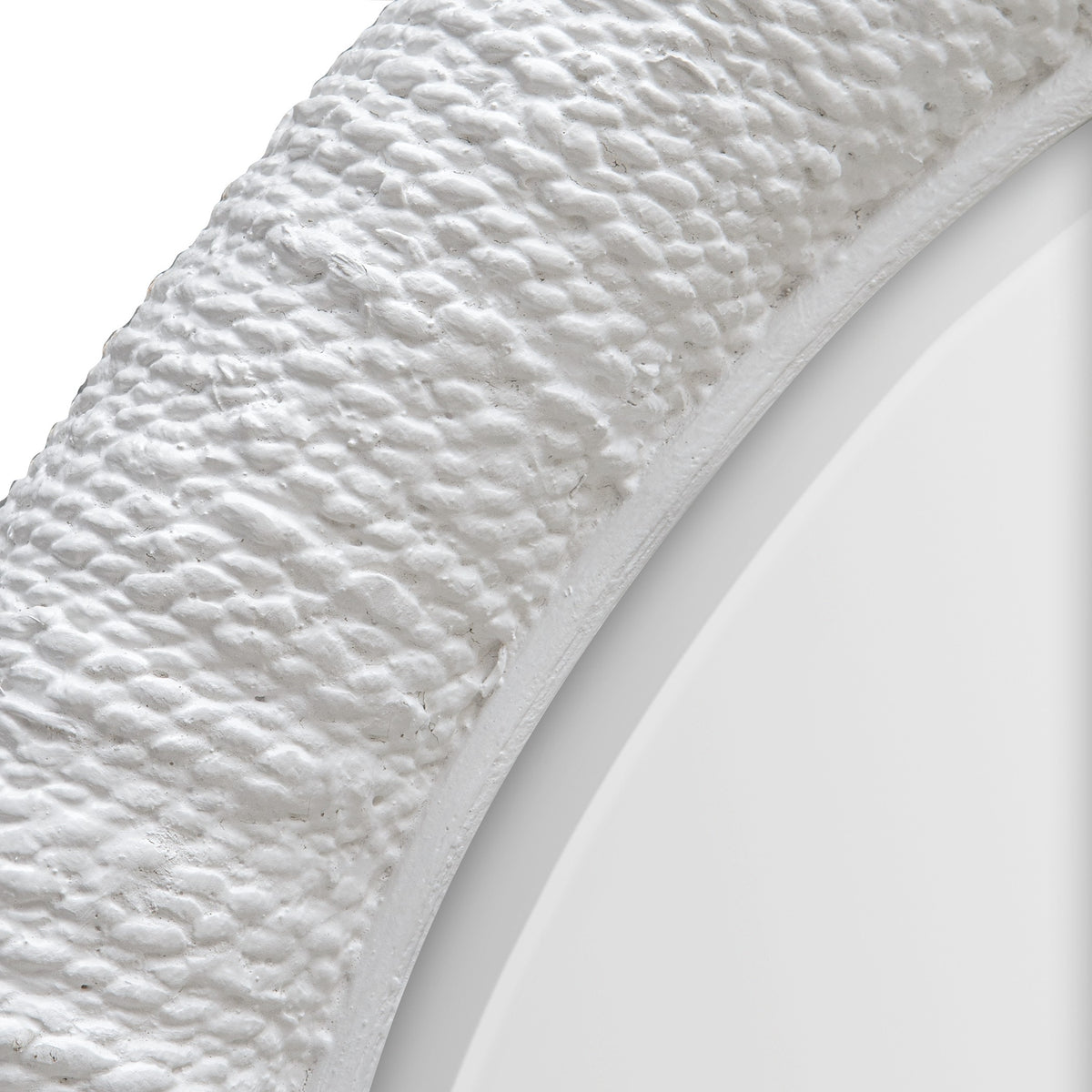 Mariner White Round Mirror