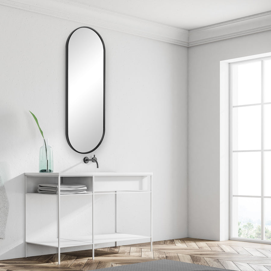 Varina Tall Mirror – Black