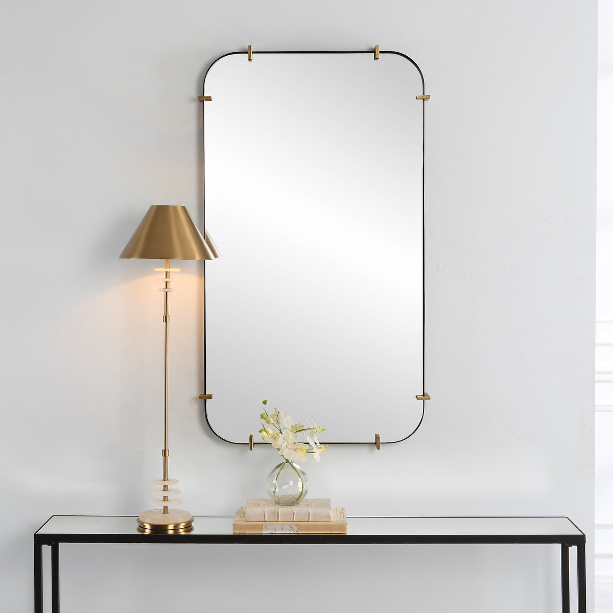 Pali Industrial Iron Mirror