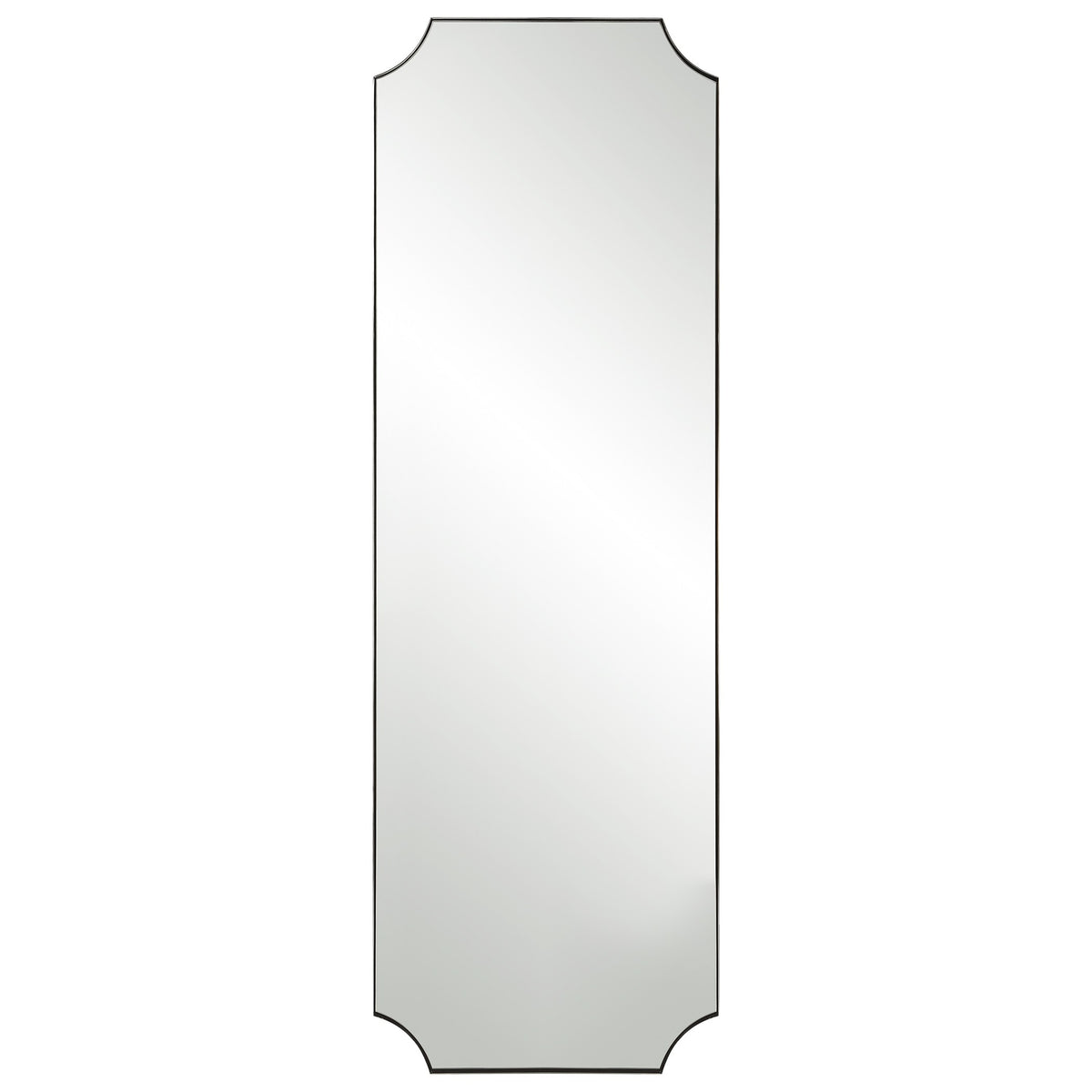 Lennox Tall Mirror – Polished Nickel