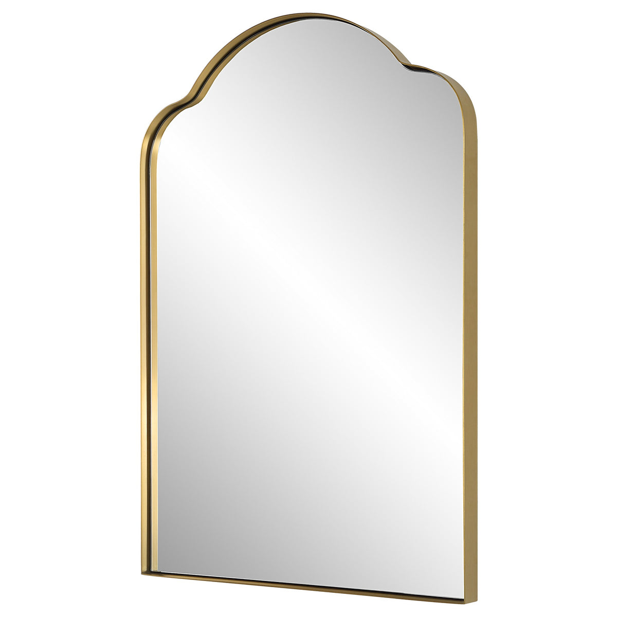 Sidney Arched Mirror – Brass
