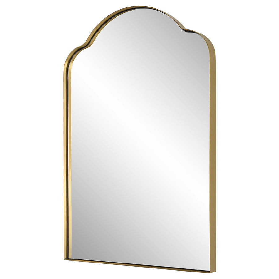 Sidney Arched Mirror – Brass