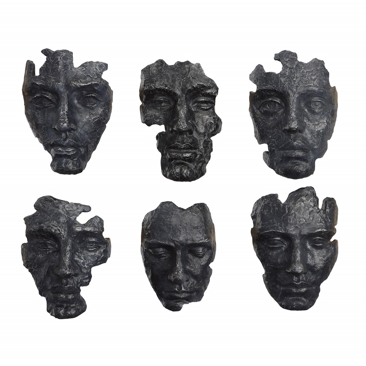 Self-Portrait Metallic Wall Décor – Set of 6