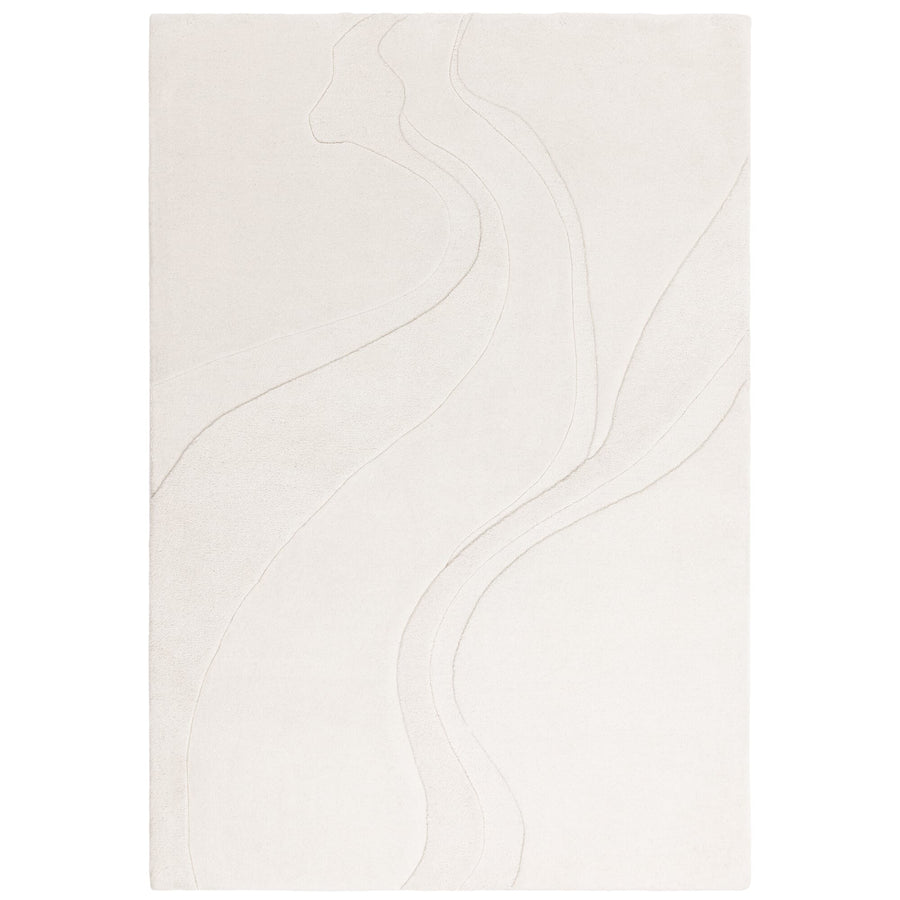 Olsen Glide wool rug in neutral tones on a plain background