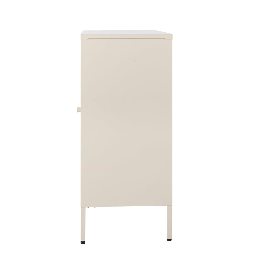 Salvo Cabinet - Natural Metal