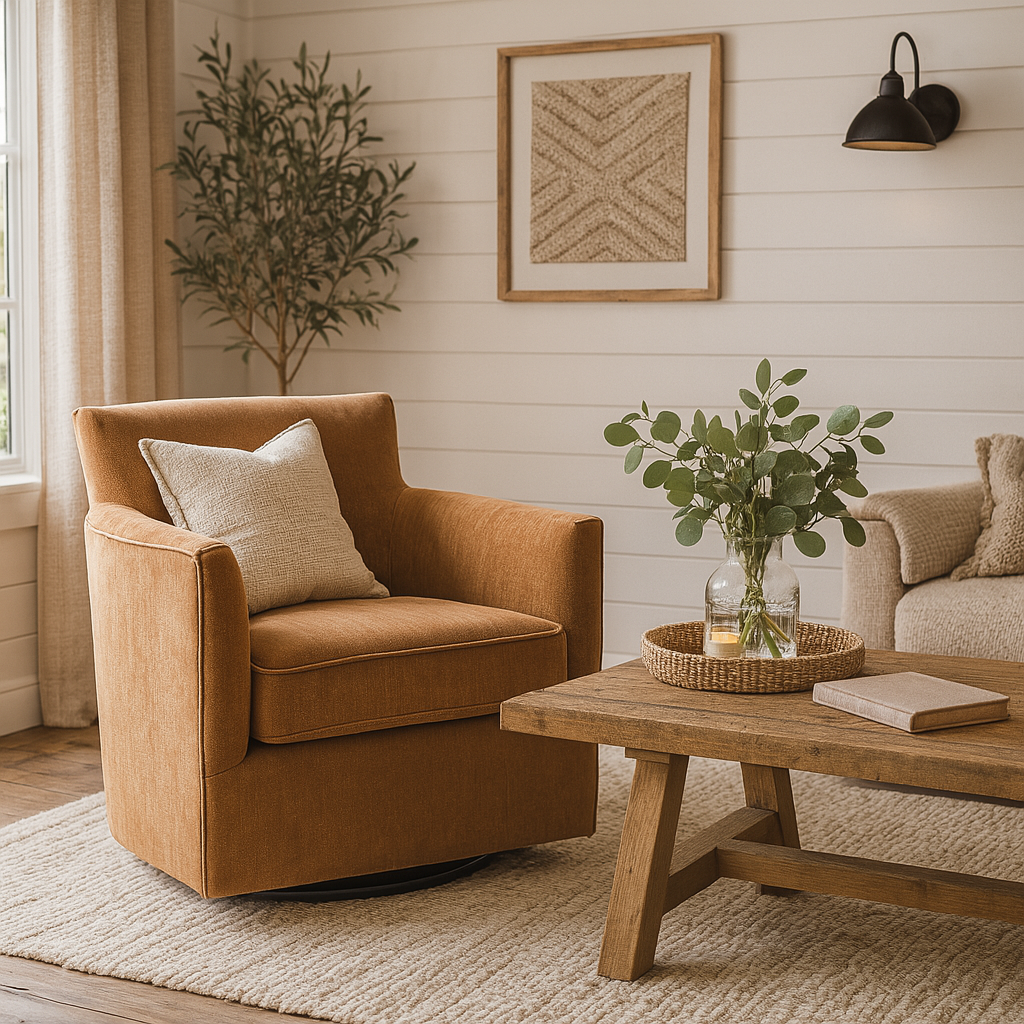 Paxford Swivel Chair – Sienna