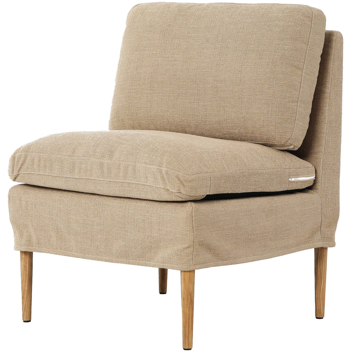Pensham Upholstered Bench – Armless Unit