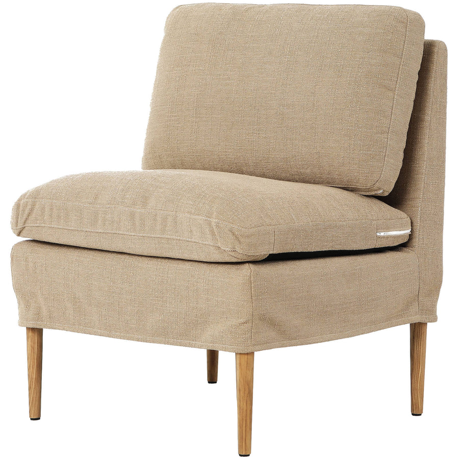 Pensham Upholstered Bench – Armless Unit