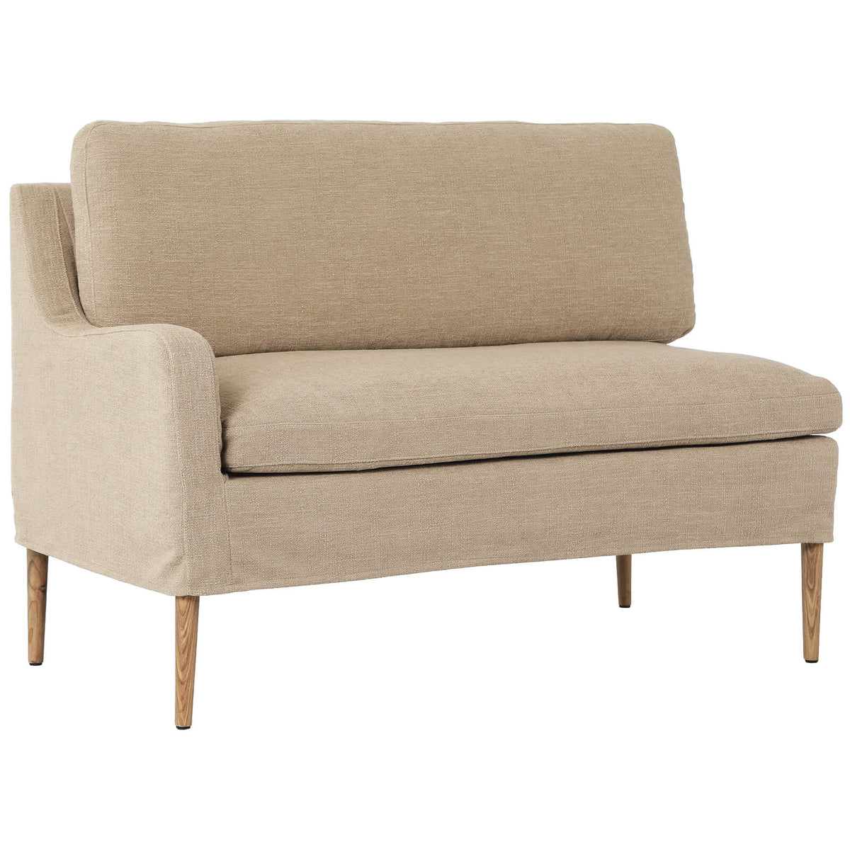 Pensham Upholstered Bench – Left-Hand-Facing Unit