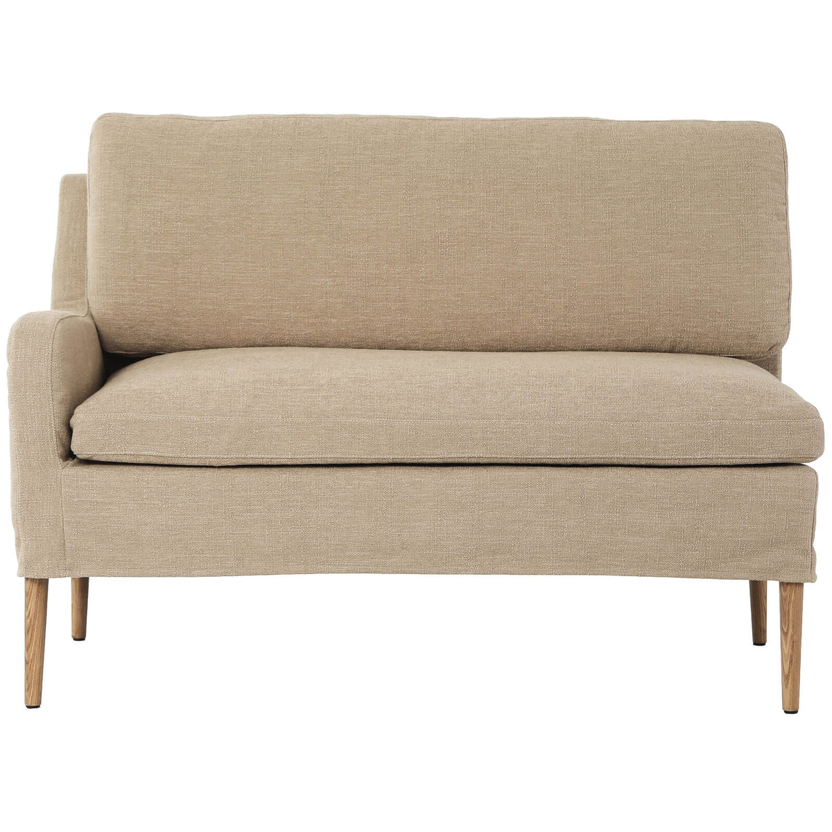 Pensham Upholstered Bench – Left-Hand-Facing Unit